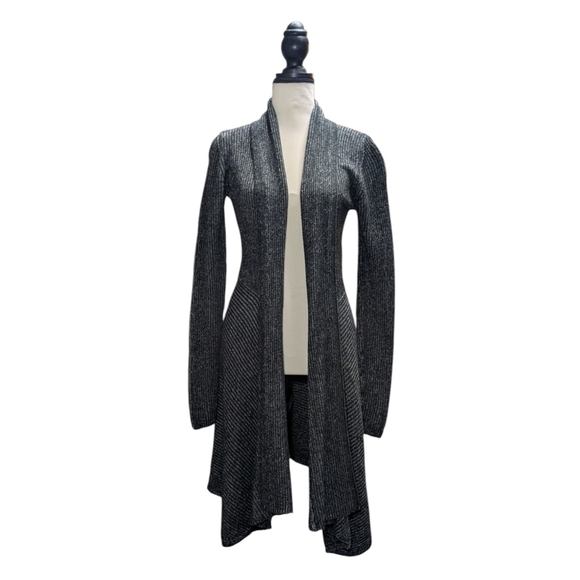 CAbi Sweaters - CAbi Charcoal Open Front Cardigan